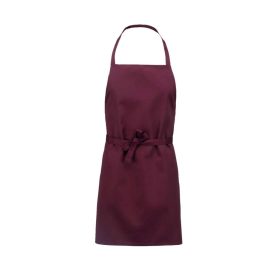 Kötény - mellrésszel, zseb nélküli modell - Bordó