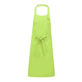   Kötény mellrésszel, állítható nyakpánttal, zseb nélküli modell - Lime