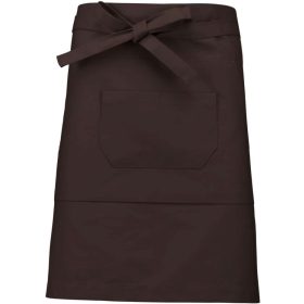   Kariban Polycotton Közepes Hosszúságú Kötény - Csokoládé