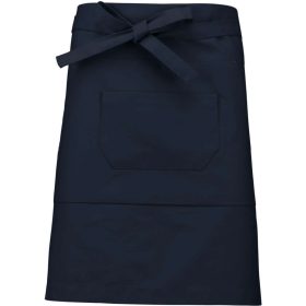 Kariban Polycotton Közép hosszú kötény - Tengerészkék