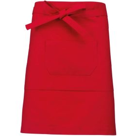 Kariban Polycotton Közepes Hosszúságú Kötény - Piros