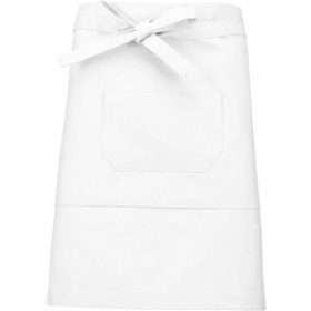 Kariban Polycotton Közepes Hosszúságú Kötény - Fehér