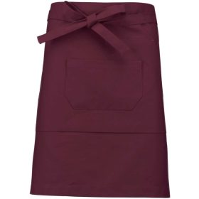 Kariban Polycotton Közepes Hosszúságú Kötény - Bordó