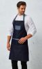 Premier PR127 'DOMAIN' CONTRAST DENIM BIB APRON U