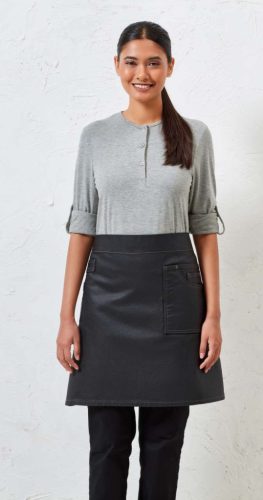 Premier 'DIVISION' Viasszal  Farmer Derék Kötény - Indigókék/barna farmer