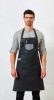 Premier PR136 'DIVISION' WAXED LOOK DENIM BIB APRON WITH FAUX LEATHER U