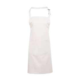   50 féle színben kapható mellrészes kötény, zsebes - Fehér