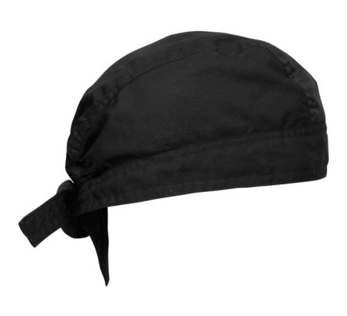 Szakács bandana U - Fekete